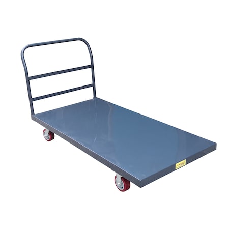 Pake Handling Tools Platform Truck, Steel Deck, 30'' x 60'', 5'' PU Casters, 2000 lb. Cap., Heavy Duty PAKYF3060